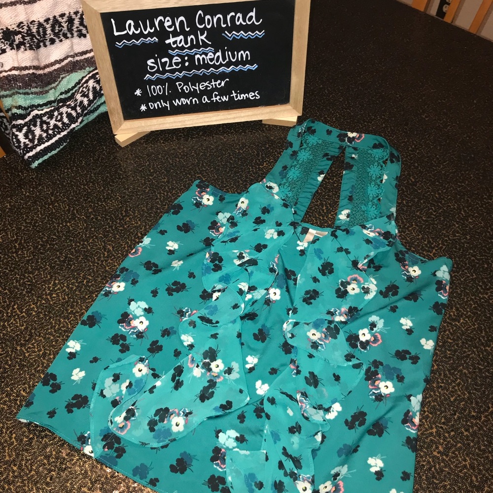 LC by Lauren Conrad Ruffle Tank
